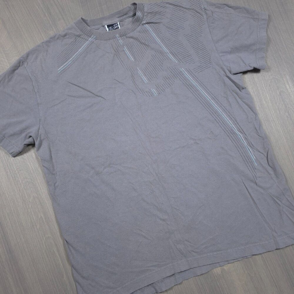 Fox Racing Mens Gray Graphic T-Shirt Size Large